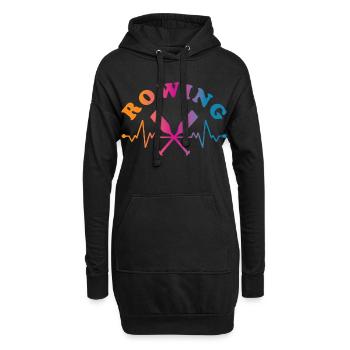 Rowing Wassersport - Hoodie-Kleid - Schwarz - Vorne