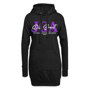 Braut - Junggesellinnenabschied 2026 JGA Damen - Hoodie-Kleid - Schwarz - Vorne