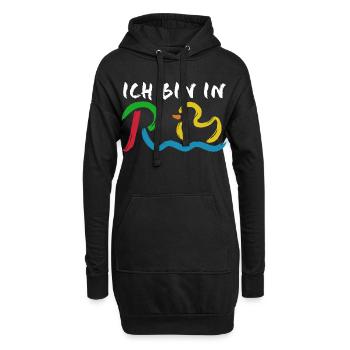 Je suis à la retraite - Retraite - Pension - Sweat-shirt à capuche long Femme - noir - Devant