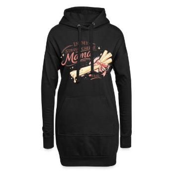 In My String Cheese Mama Era – Lustiges Mama-Shirt - Hoodie-Kleid - Schwarz - Vorne