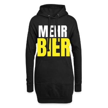 Mehr Bier Frühlingsfest 2026 – Lustiges Bier Fest - Hoodie-Kleid - Schwarz - Vorne