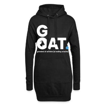 Déclaration de la collation GOAT - Sweat-shirt à capuche long Femme - noir - Devant