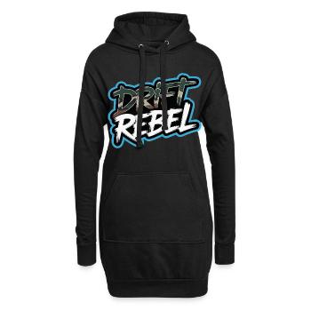 Drift Rebel Auto Szene Tuning Auto Treffen Outfit - Hoodie-Kleid - Schwarz - Vorne