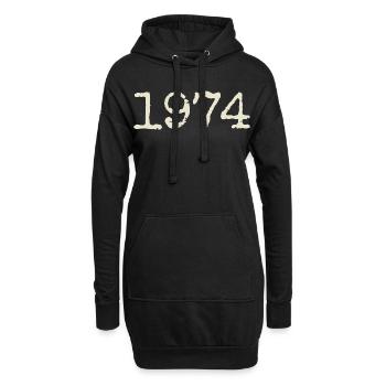 Cadeau Anniversaire 1974 - Génial depuis 1974 - Sweat-shirt à capuche long Femme - noir - Devant
