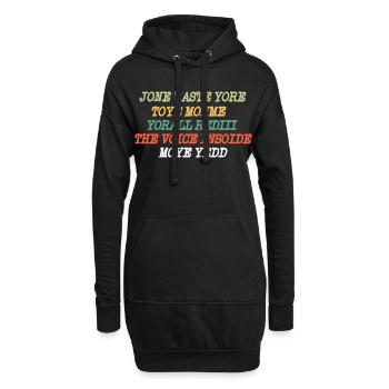 JONE WASTE YORE TOYE MONME YORALL REDIII THE VOICE - Hoodie-Kleid - Schwarz - Vorne