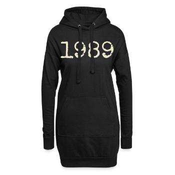Cadeau Anniversaire 1989 - Génial depuis 1989 - Sweat-shirt à capuche long Femme - noir - Devant