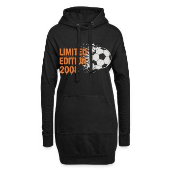 Édition limitée anniversaire du football 2008 - Sweat-shirt à capuche long Femme - noir - Devant