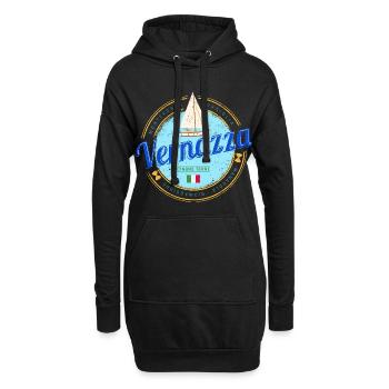 Vernazza Cinque Terre La Spezia Italien Souvenir - Hoodie-Kleid - Schwarz - Vorne