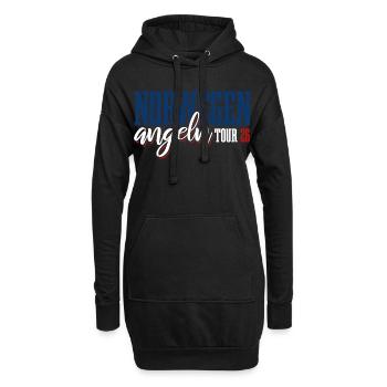 Excursion de pêche en Norvège 2026 - Cadeau de pêcheur - Sweat-shirt à capuche long Femme - noir - Devant