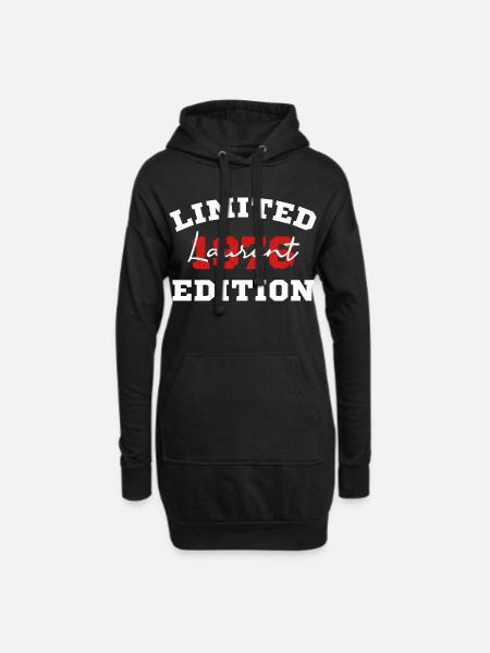 Limited Edition 1976 Laurent Vintage - Hoodie Dress - black