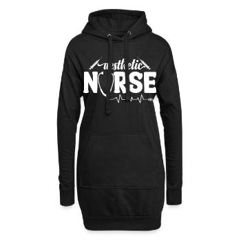 Ästhetische Krankenschwester Med Spa Dermatologie Botox - Hoodie-Kleid - Schwarz - Vorne