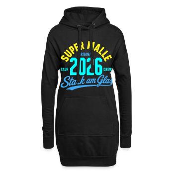 Malle 2026 Strong on the Glass Sauf Crew Original - Sweat-shirt à capuche long Femme - noir - Devant