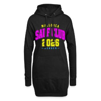 Malle 2026 Membre du Sauf Club Mallorca 2026 - Sweat-shirt à capuche long Femme - noir - Devant