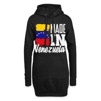 Venezuela Flagge Stolz & Heimat Venezuela - Hoodie-Kleid - Schwarz - Vorne