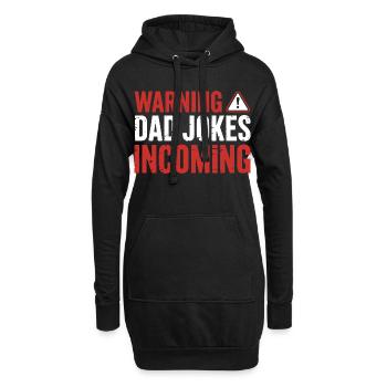 Humour drôle de papa, papa, familles - Sweat-shirt à capuche long Femme - noir - Devant