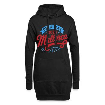 Malle 2026 Original 2026 Mallorca - Hoodie-Kleid - Schwarz - Vorne