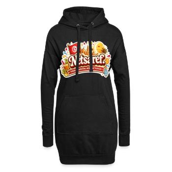 Netsaref – Funny Tunisian Survival Mode Design - Sweat-shirt à capuche long Femme - noir - Devant