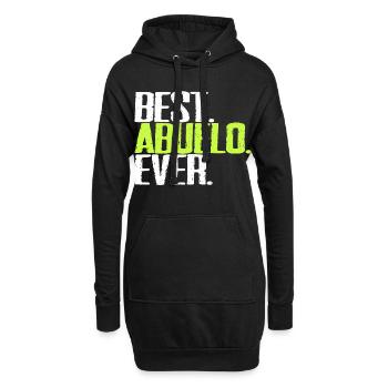 Best Abuelo Ever Opa Spanisch Spruch Retro Vintage - Hoodie-Kleid - Schwarz - Vorne