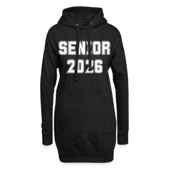 Senior 2026 Klasse von 2026 White Varsity Gift - Hoodie-Kleid - Schwarz - Vorne
