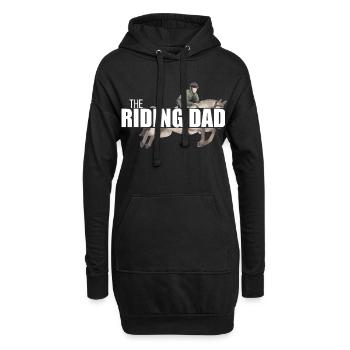 The Riding Dad - Geschenkidee für den besten Papa - Hoodie-Kleid - Schwarz - Vorne