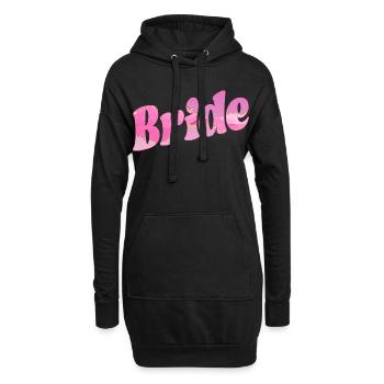Brauthochzeit - Hoodie-Kleid - Schwarz - Vorne