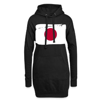 Japan Nippon Nihon JAPANISCHE Asia Sport FAN - Hoodie-Kleid - Schwarz - Vorne