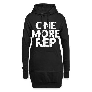 Une répétition de plus - Sweat-shirt à capuche long Femme - noir - Devant