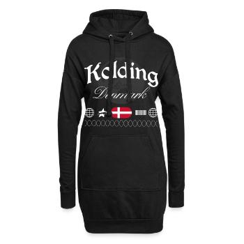 Souvenir de voyage Kolding Denmark Streetwear - Sweat-shirt à capuche long Femme - noir - Devant