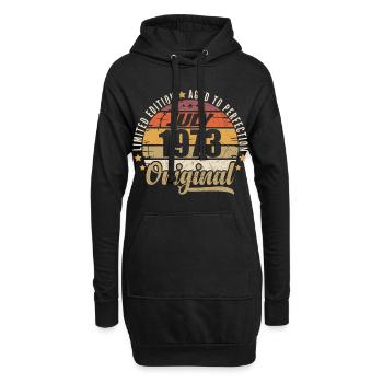 Anniversaire Mythique 1973 Cadeau Vintage 1973 - Sweat-shirt à capuche long Femme - noir - Devant