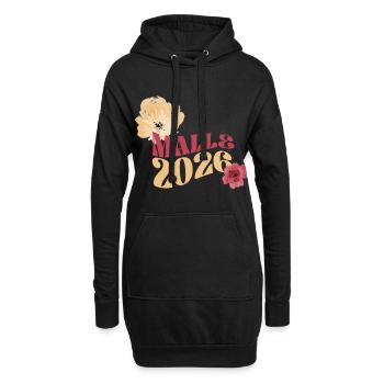 Mall & 2026 Blumenkraft - Sweat-shirt à capuche long Femme - noir - Devant