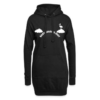 Baby Loading 2027 Storch - Hoodie-Kleid - Schwarz - Vorne