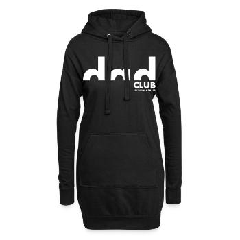 Dad Club Premium Member | Vater | Vatertag - Hoodie-Kleid - Schwarz - Vorne