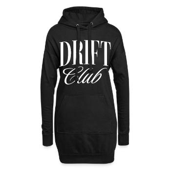 Drift Club - Hoodie-Kleid - Schwarz - Vorne