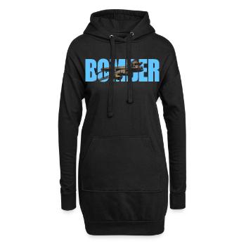 Bomber Avro Lancaster - Hoodie-Kleid - Schwarz - Vorne