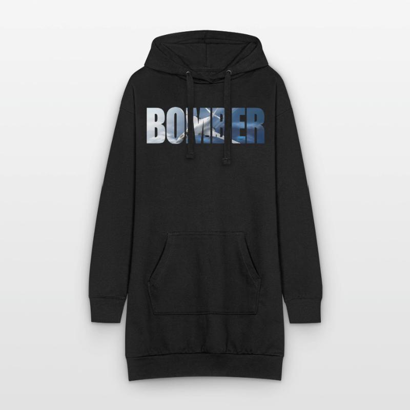 Bomber Tu-160 Hoodie-Kleid