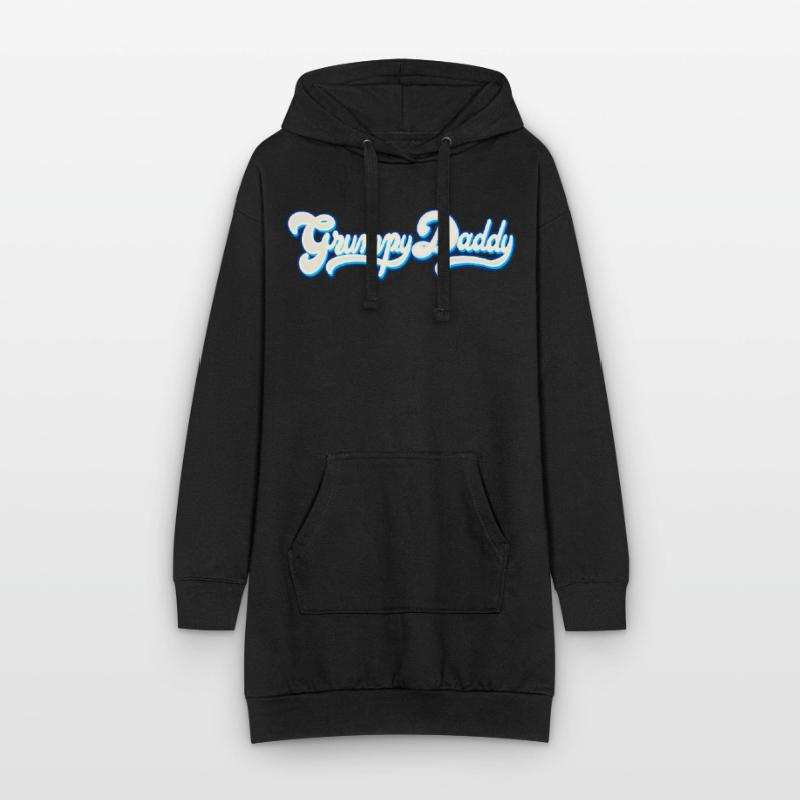 Grumpy Daddy Script - Farbe "Whipped Cream" Hoodie-Kleid
