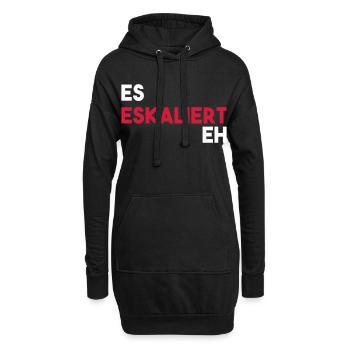 ES ESCALENTS EH cadeau - Sweat-shirt à capuche long Femme - noir - Devant