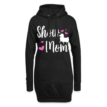 Sheep Show Mom - Hoodie-Kleid - Schwarz - Vorne