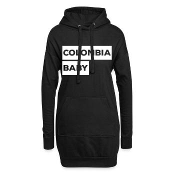 Colombia Baby - Hoodie-Kleid - Schwarz - Vorne