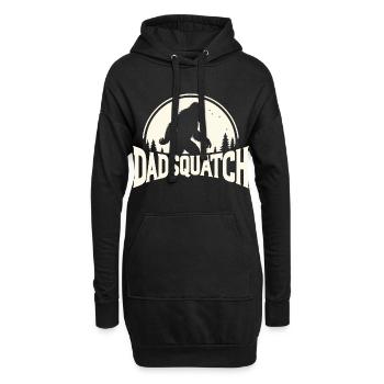 Dadsquatch Bigfoot Papa Vater Geschenk - Hoodie-Kleid - Schwarz - Vorne