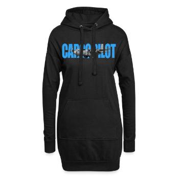 Cargo pilot C-130 - Hoodie-Kleid - Schwarz - Vorne