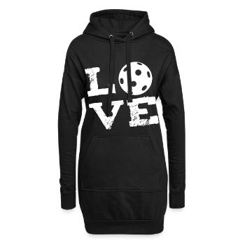 AMOUR - hockey sur gazon Indoor Hockey Floorball - Sweat-shirt à capuche long Femme - noir - Devant