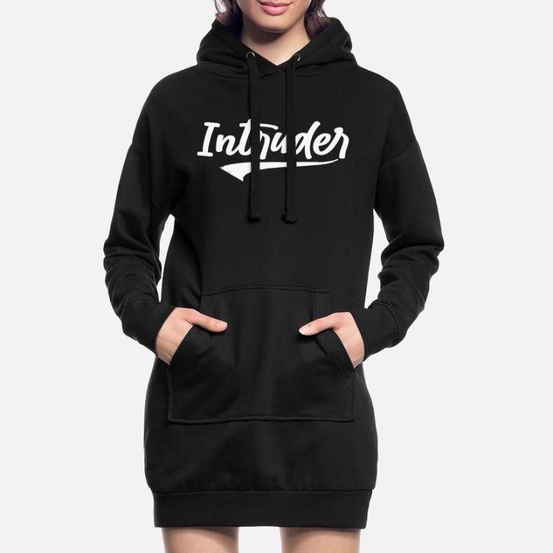 intruder hacker eindringling clan sticker computer Hoodie-Kleid