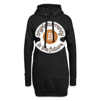 Cryptocurrency Is The Future 13 - Hoodie-Kleid - Schwarz - Vorne