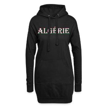 Algérie Idée cadeau Algérie - Sweat-shirt à capuche long Femme - noir - Devant
