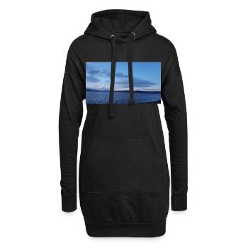 Evening Sky - Hoodie Dress - black - Front