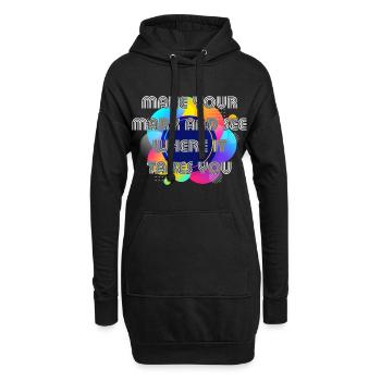 Faites votre marque et voyez où cela vous mèneChilds - Sweat-shirt à capuche long Femme - noir - Devant
