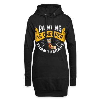 Maler und Lackierer, der Beste und Nervigste Beruf - Hoodie-Kleid - Schwarz - Vorne