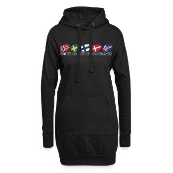 United Colors of Scandinavia - black - Hoodie-Kleid - Schwarz - Vorne
