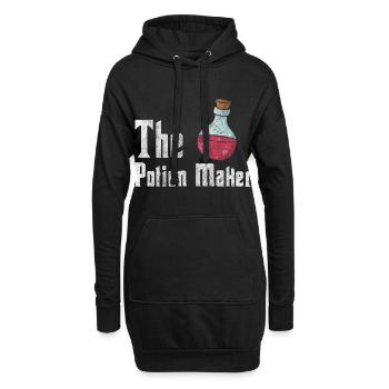 Heiltränke Gesundheit Heiler - Hoodie-Kleid - Schwarz - Vorne